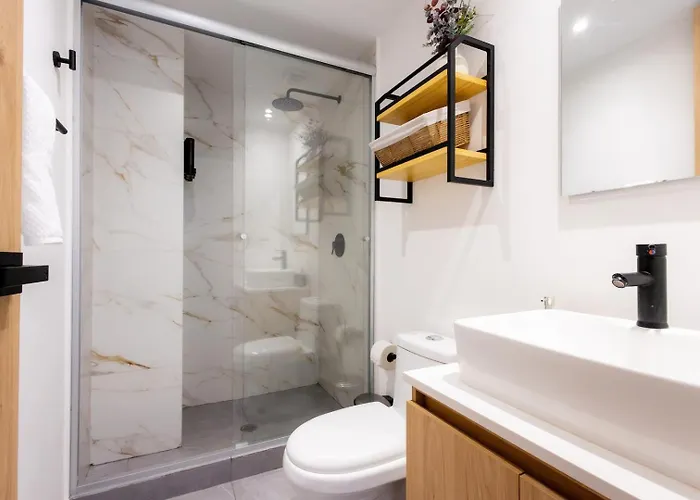 Apartment Loft. With Alexa. Equiped. New Building. Mexico City